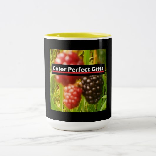 Blackberry-promotie Tweekleurige Koffiemok (Center)