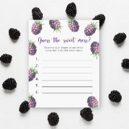 Blackberry - Raad de zoete puinhoop spel