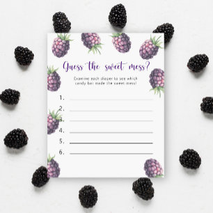 Blackberry - Raad de zoete puinhoop spel