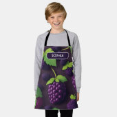 BlackBerry Retro Kleurrijk Gepersonaliseerd Patroo Schort (Gedragen)