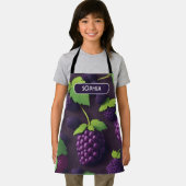 BlackBerry Retro Kleurrijk Gepersonaliseerd Patroo Schort (Insitu)