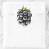 Blackberry Ronde Sticker (Tas)