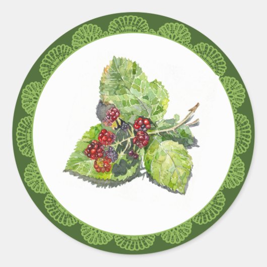 BlackBerry Ronde Sticker (Voorkant)