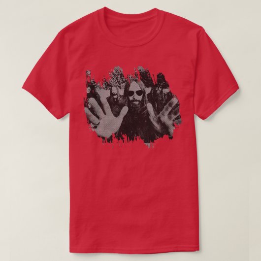 BlackBerry Smoke Retro Poster T-shirt (Design voorkant)