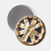 Blackberry taart met korst magneet (Voorkant / Achterkant)