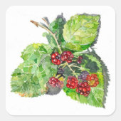 BlackBerry Vierkante Sticker (Voorkant)
