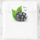 Blackberry Vierkante Sticker (Tas)