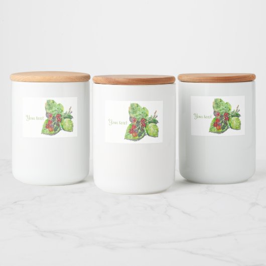 BlackBerry Voedselcontainer Etiket (Flessen)