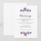 Blackberry | Waterverf kransdoop Kaart (Voorkant / Achterkant)