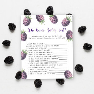 Blackberry - Wie kent papa beste spel