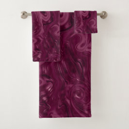 Blackberry Wine Patroon Bad Handdoek