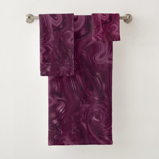Blackberry Wine Patroon  Bad Handdoek (Insitu)