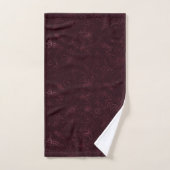 Blackberry Wine Patroon Bad Handdoek (Handdoek)
