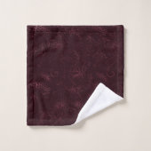 Blackberry Wine Patroon Bad Handdoek (Wasdoekje)