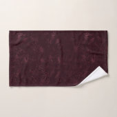 Blackberry Wine Patroon Bad Handdoek (Handdoek)