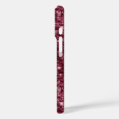 Blackberry Wine Patroon Case-Mate iPhone Case (Achterkant / Links)
