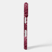 Blackberry Wine Patroon Case-Mate iPhone Case (Achterkant / Rechts)
