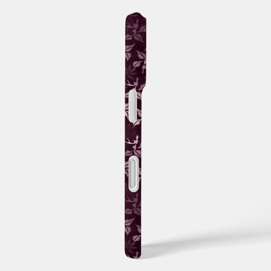 Blackberry Wine Patroon Case-Mate iPhone Case (Achterkant / Rechts)