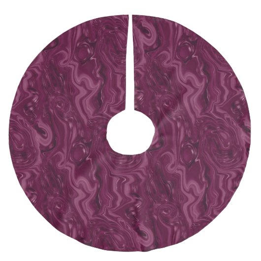 Blackberry Wine Patroon Kerstboom Rok (Voorkant)