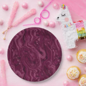 Blackberry Wine Patroon Papieren Bordje (Feest)