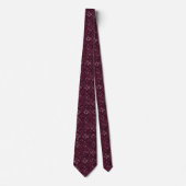 Blackberry Wine Patroon Stropdas (Voorkant)