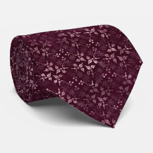 Blackberry Wine Patroon  Stropdas