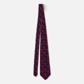 Blackberry Wine Patroon Stropdas (Achterkant)