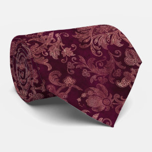 Blackberry Wine Patroon Stropdas