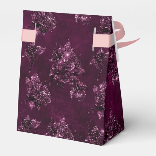 Blackberry Wine Pattern Bedankdoosjes (Achterkant)