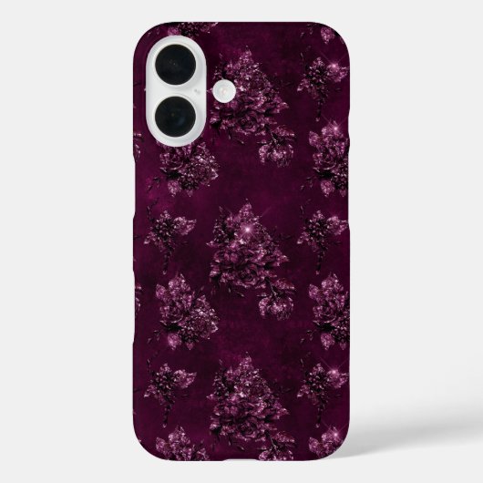 Blackberry Wine Pattern Case-Mate iPhone Case (Achterkant)
