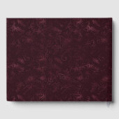Blackberry Wine Pattern  Gastenboek (Achterkant)