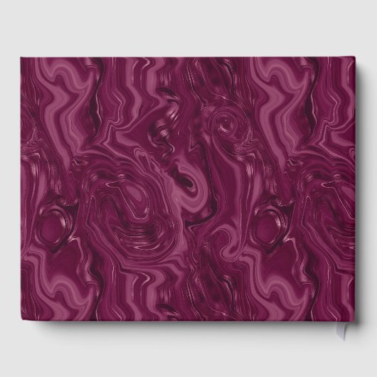 Blackberry Wine Pattern Gastenboek (Achterkant)