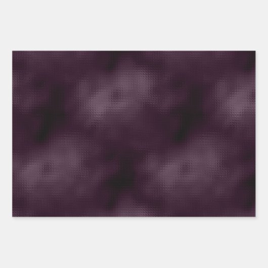 Blackberry Wine Pattern Inpakpapier Vel (Voorkant 3)