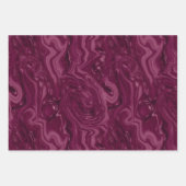Blackberry Wine Pattern  Inpakpapier Vel (Voorkant 3)