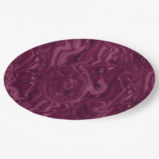 Blackberry Wine Pattern  Papieren Bordje (Gekanteld)