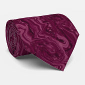 Blackberry Wine Pattern  Stropdas (Opgerold)