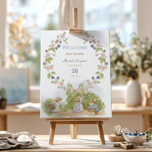 Blackberryjam Muizen Cottagecore Welkom Poster