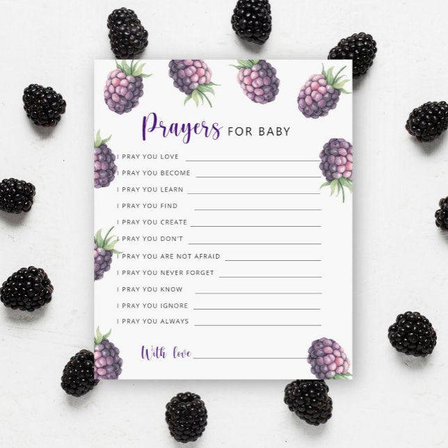 Blackberry's - gebeden voor baby (Creator heeft geüpload)