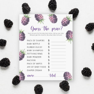Blackberry's - Raad de prijs! Spel