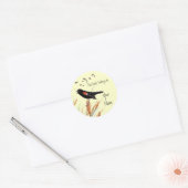 Blackbird, Dit boek behoort tot Bookplate Ronde Sticker (Envelop)