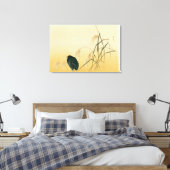 Blackbird, Edo Period Canvas Afdruk (Insitu (Slaapkamer))