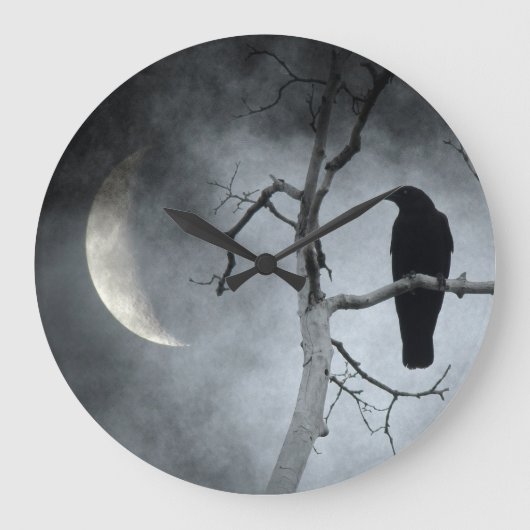 Blackbird en de crescent moon grote klok (Voorkant)