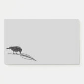 Blackbird Feather Pen Raven Post-it Notes (Voorkant)
