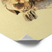 Blackbird Fledgling` in Sun Poster (Hoek)