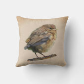 Blackbird Fledgling Kussen (Achterkant)