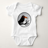 Blackbird Gothic Raven/Crow Romper (Voorkant)