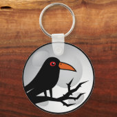 Blackbird Gothic Raven/Crow Sleutelhanger (Voorkant)