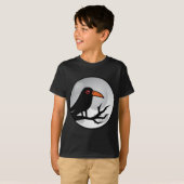 Blackbird Gothic Raven/Crow T-shirt (Voorkant volledig)