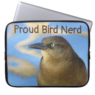 Blackbird Hobby Vogelkijker Trotse Vogel Nerd Laptop Sleeve