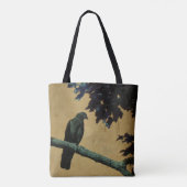 Blackbird in Natuur Tote Bag (Achterkant)